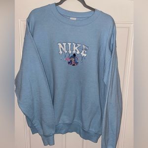 Custom embroidered crew
